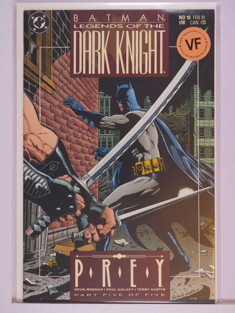 BATMAN LEGENDS OF THE DARK KNIGHT (1989) Volume 1: # 0015 VF