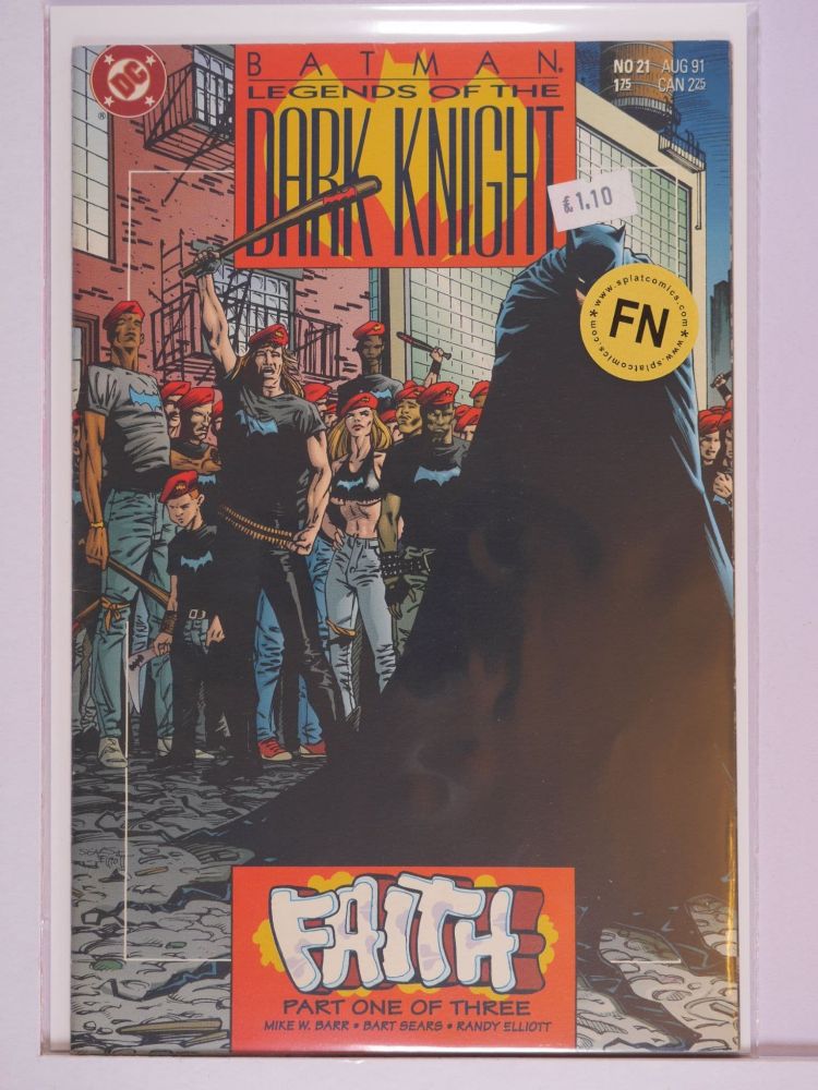 BATMAN LEGENDS OF THE DARK KNIGHT (1989) Volume 1: # 0021 FN