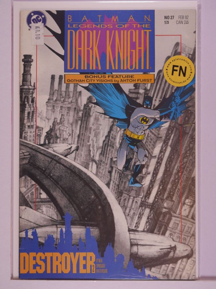 BATMAN LEGENDS OF THE DARK KNIGHT (1989) Volume 1: # 0027 FN