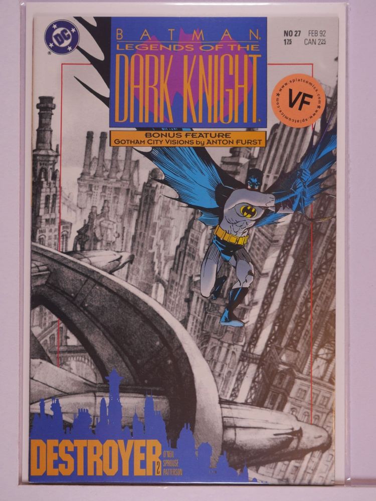 BATMAN LEGENDS OF THE DARK KNIGHT (1989) Volume 1: # 0027 VF