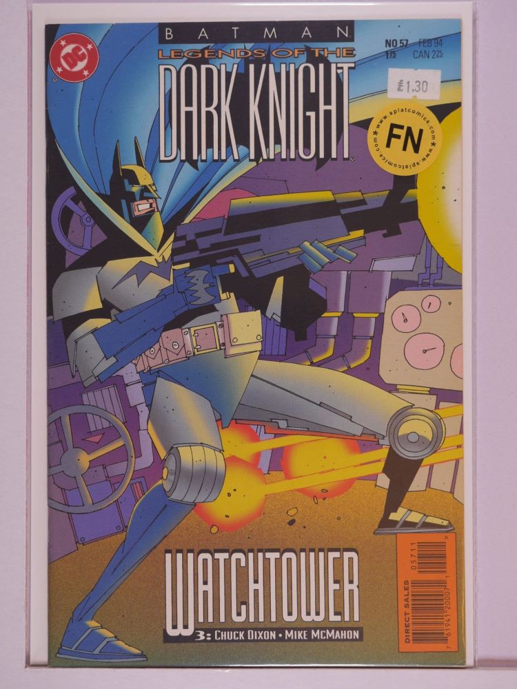 BATMAN LEGENDS OF THE DARK KNIGHT (1989) Volume 1: # 0057 FN