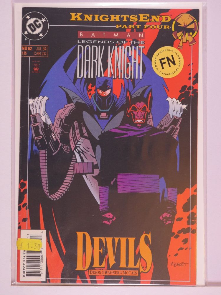 BATMAN LEGENDS OF THE DARK KNIGHT (1989) Volume 1: # 0062 FN