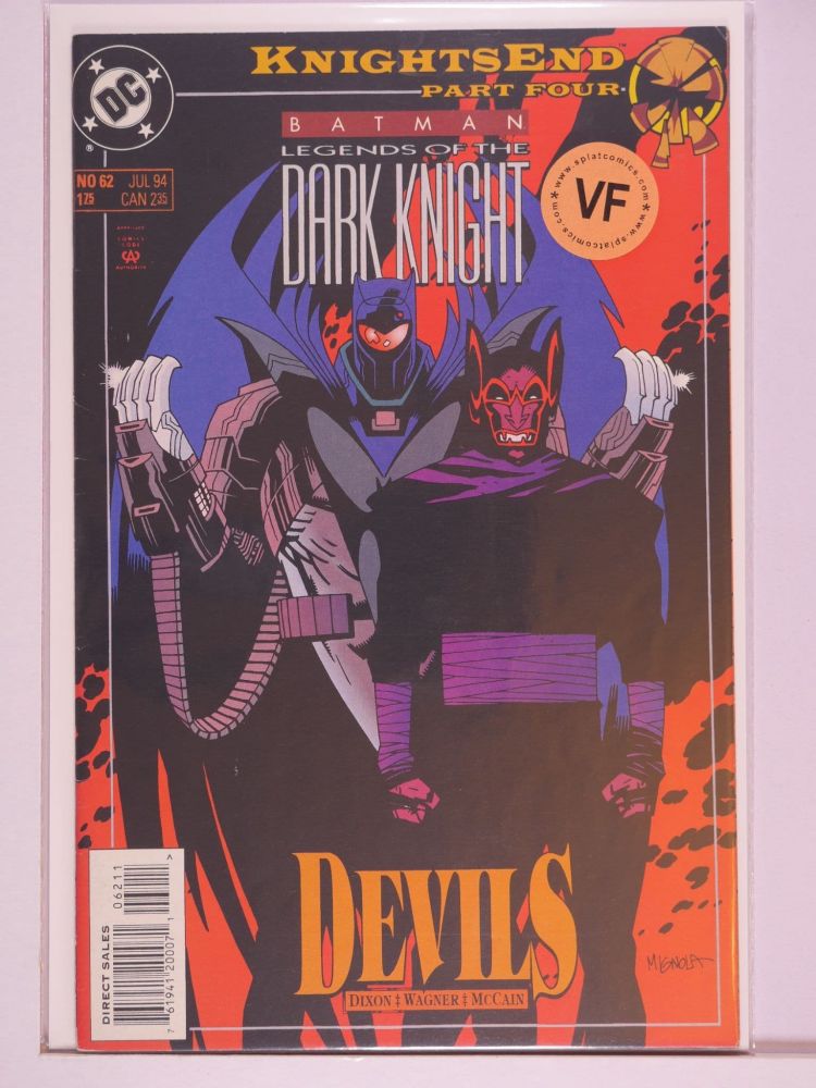 BATMAN LEGENDS OF THE DARK KNIGHT (1989) Volume 1: # 0062 VF