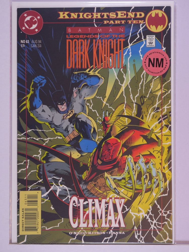 BATMAN LEGENDS OF THE DARK KNIGHT (1989) Volume 1: # 0063 NM