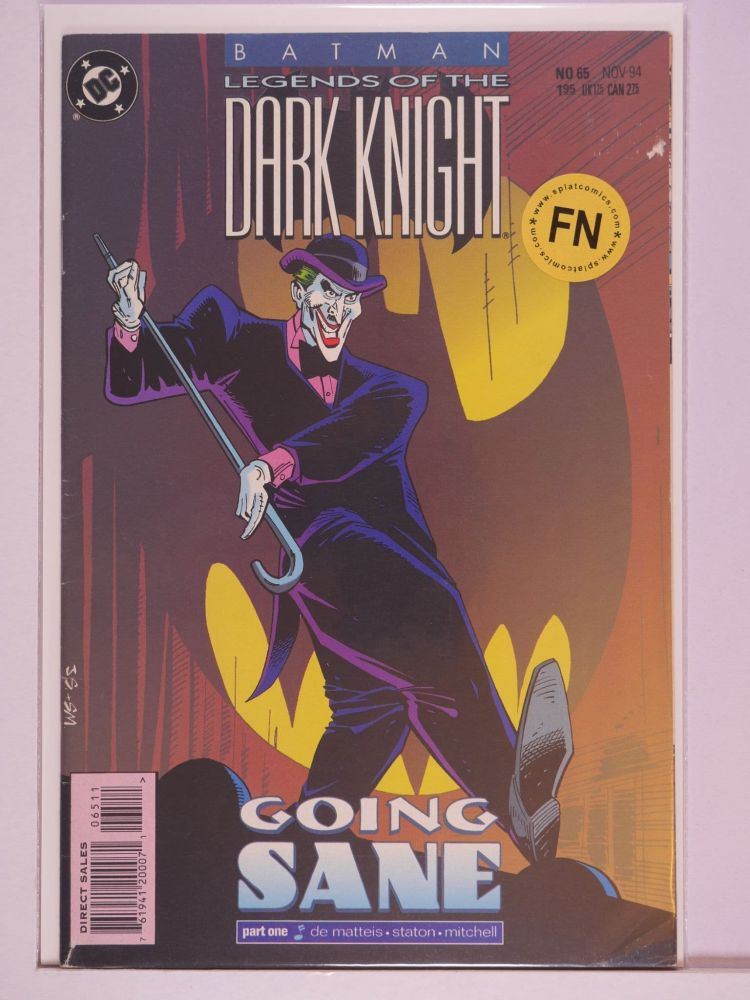 BATMAN LEGENDS OF THE DARK KNIGHT (1989) Volume 1: # 0065 FN