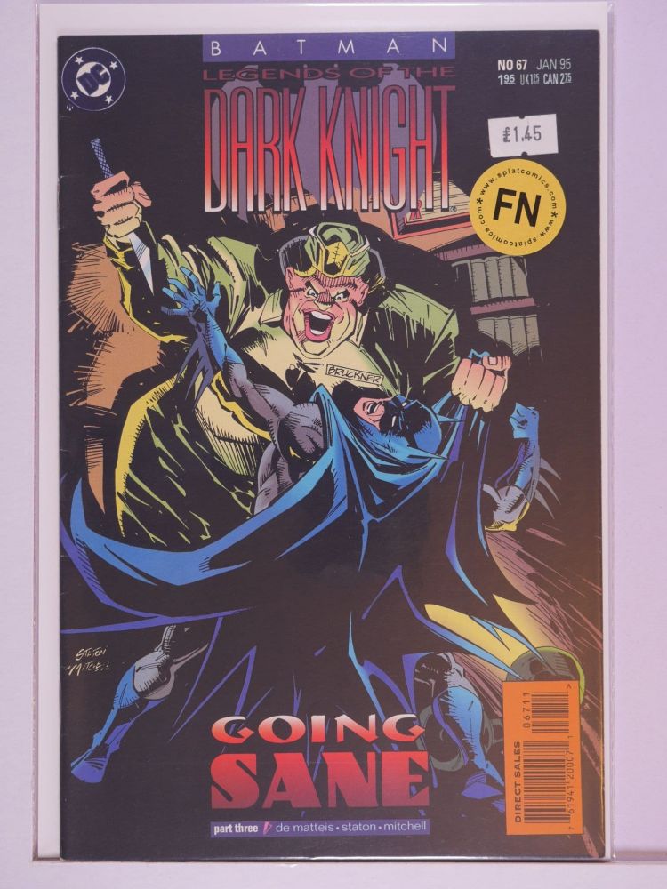 BATMAN LEGENDS OF THE DARK KNIGHT (1989) Volume 1: # 0067 FN