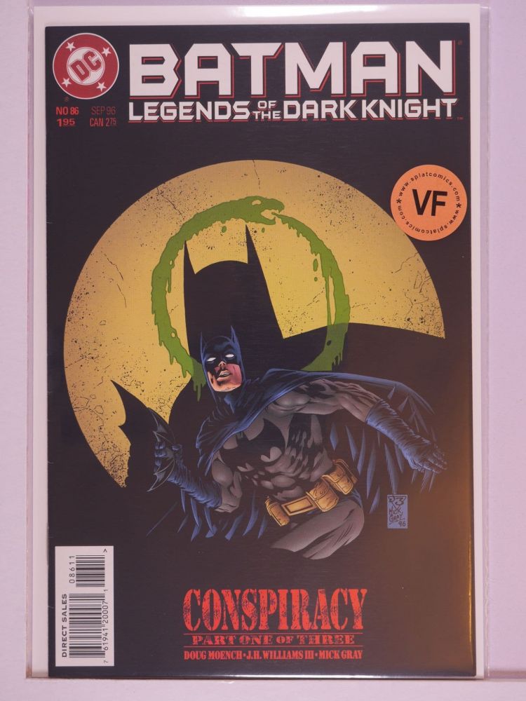 BATMAN LEGENDS OF THE DARK KNIGHT (1989) Volume 1: # 0086 VF