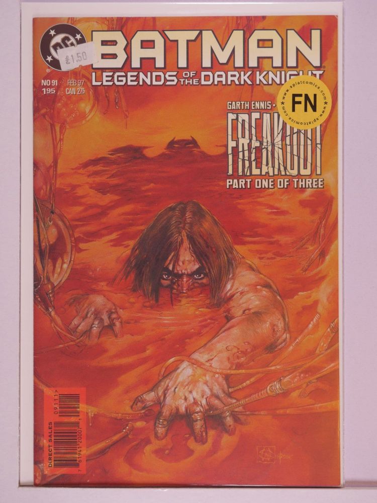 BATMAN LEGENDS OF THE DARK KNIGHT (1989) Volume 1: # 0091 FN