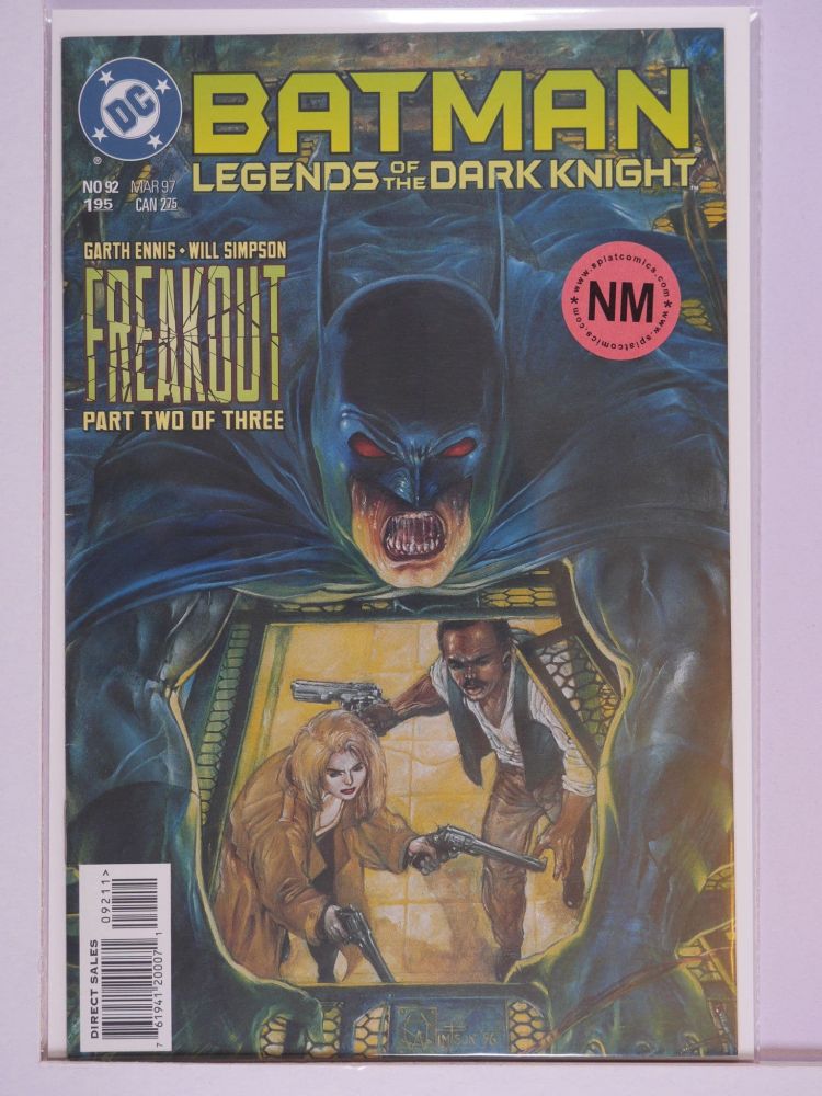 BATMAN LEGENDS OF THE DARK KNIGHT (1989) Volume 1: # 0092 NM