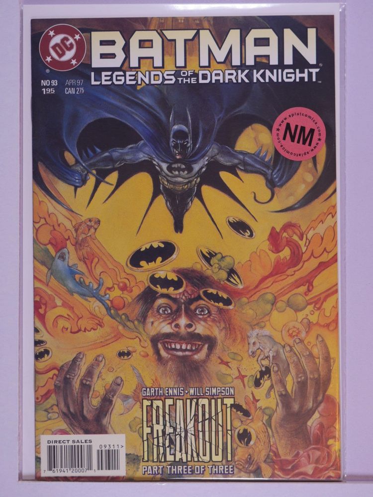 BATMAN LEGENDS OF THE DARK KNIGHT (1989) Volume 1: # 0093 NM