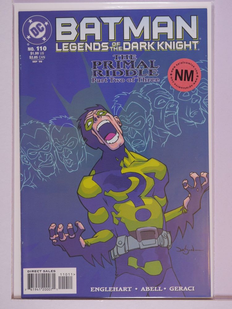 BATMAN LEGENDS OF THE DARK KNIGHT (1989) Volume 1: # 0110 NM