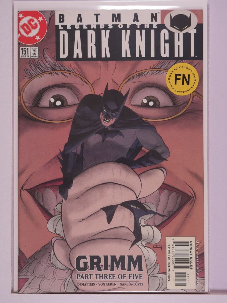 BATMAN LEGENDS OF THE DARK KNIGHT (1989) Volume 1: # 0151 FN