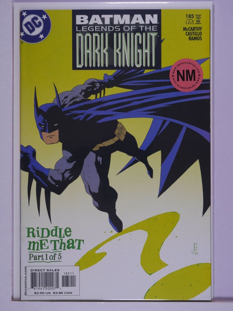 BATMAN LEGENDS OF THE DARK KNIGHT (1989) Volume 1: # 0185 NM