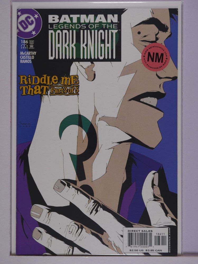 BATMAN LEGENDS OF THE DARK KNIGHT (1989) Volume 1: # 0186 NM