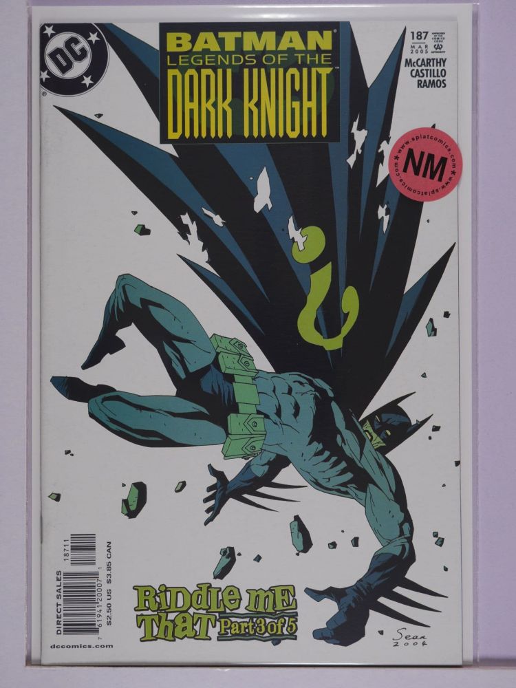 BATMAN LEGENDS OF THE DARK KNIGHT (1989) Volume 1: # 0187 NM