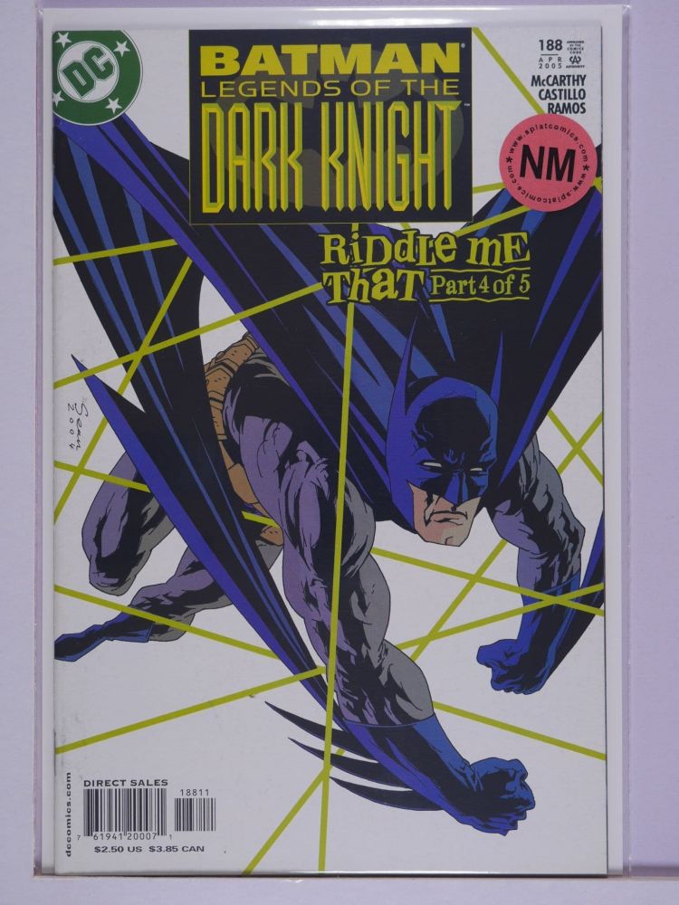 BATMAN LEGENDS OF THE DARK KNIGHT (1989) Volume 1: # 0188 NM