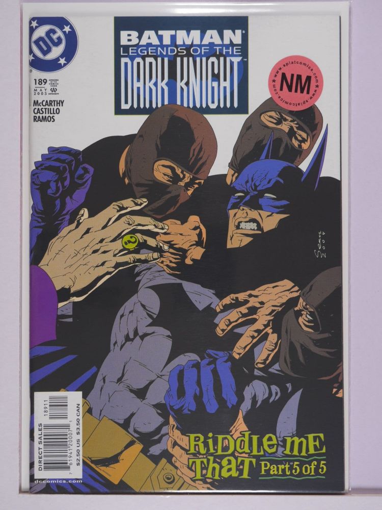 BATMAN LEGENDS OF THE DARK KNIGHT (1989) Volume 1: # 0189 NM