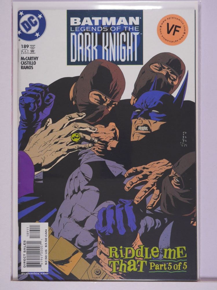 BATMAN LEGENDS OF THE DARK KNIGHT (1989) Volume 1: # 0189 VF