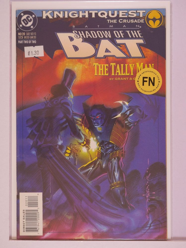 BATMAN SHADOW OF THE BAT (1992) Volume 2: # 0020 FN