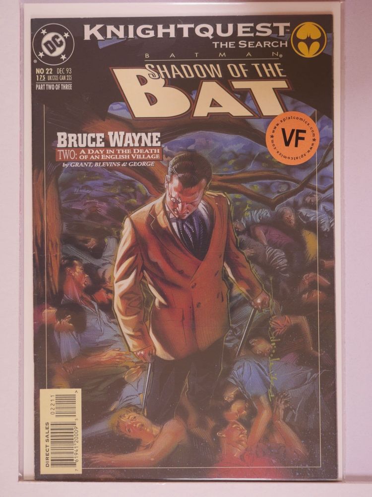 BATMAN SHADOW OF THE BAT (1992) Volume 2: # 0022 VF