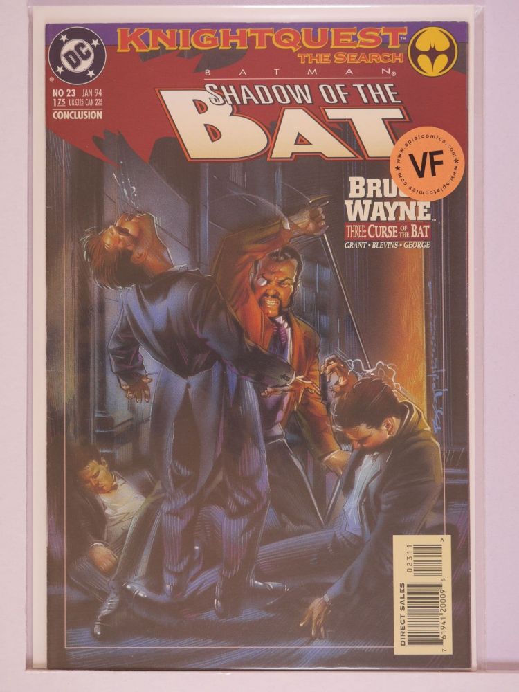 BATMAN SHADOW OF THE BAT (1992) Volume 2: # 0023 VF