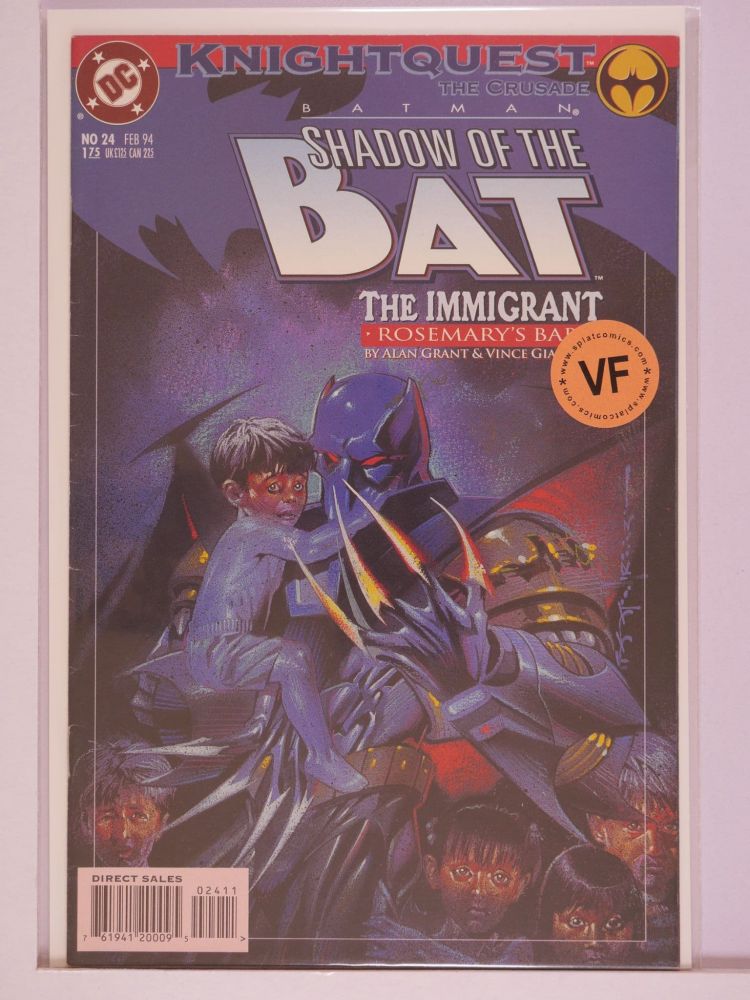 BATMAN SHADOW OF THE BAT (1992) Volume 2: # 0024 VF