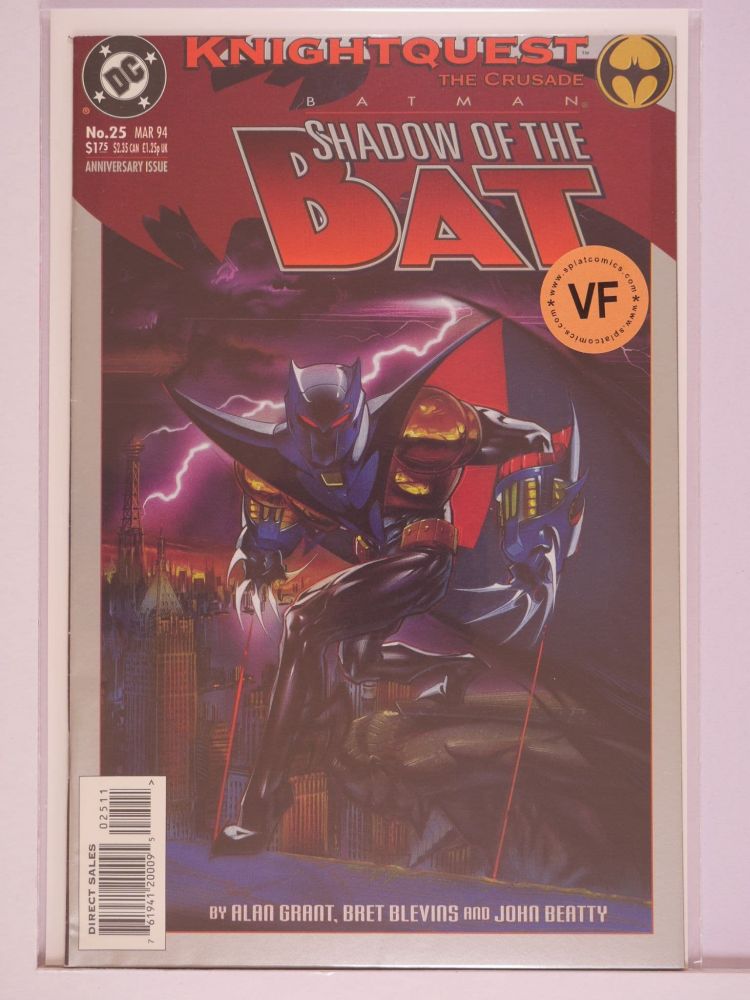 BATMAN SHADOW OF THE BAT (1992) Volume 2: # 0025 VF