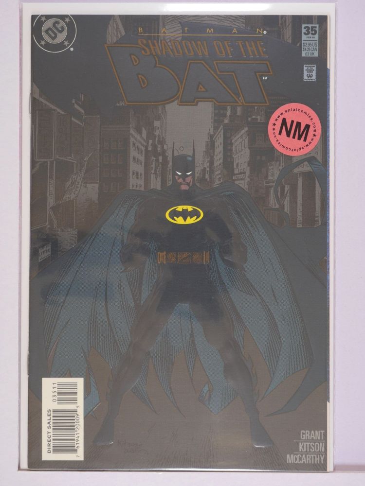 BATMAN SHADOW OF THE BAT (1992) Volume 2: # 0035 NM EMBOSSED COVER VARIANT