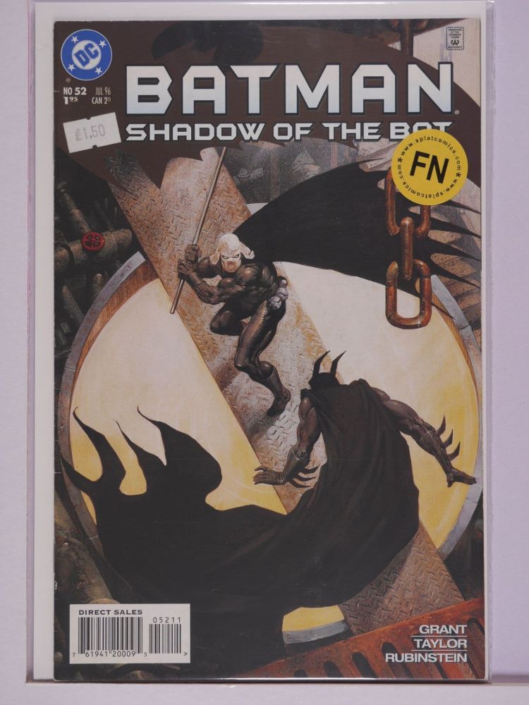 BATMAN SHADOW OF THE BAT (1992) Volume 2: # 0052 FN