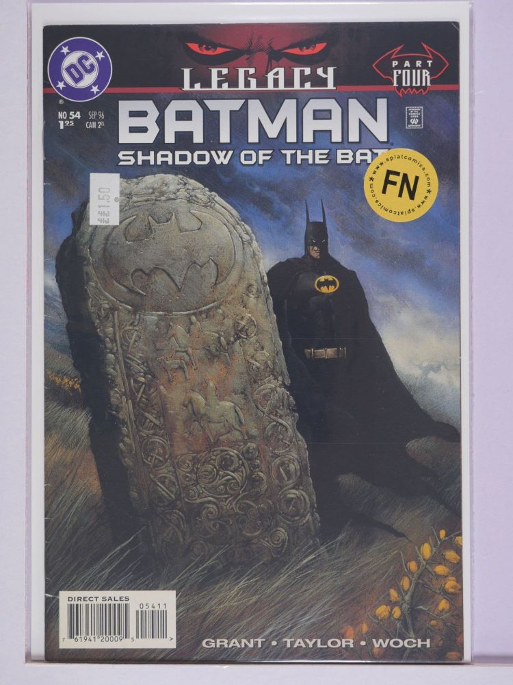 BATMAN SHADOW OF THE BAT (1992) Volume 2: # 0054 FN