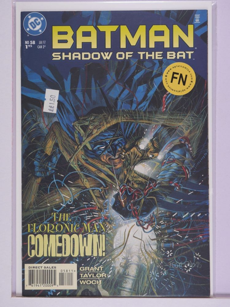 BATMAN SHADOW OF THE BAT (1992) Volume 2: # 0058 FN