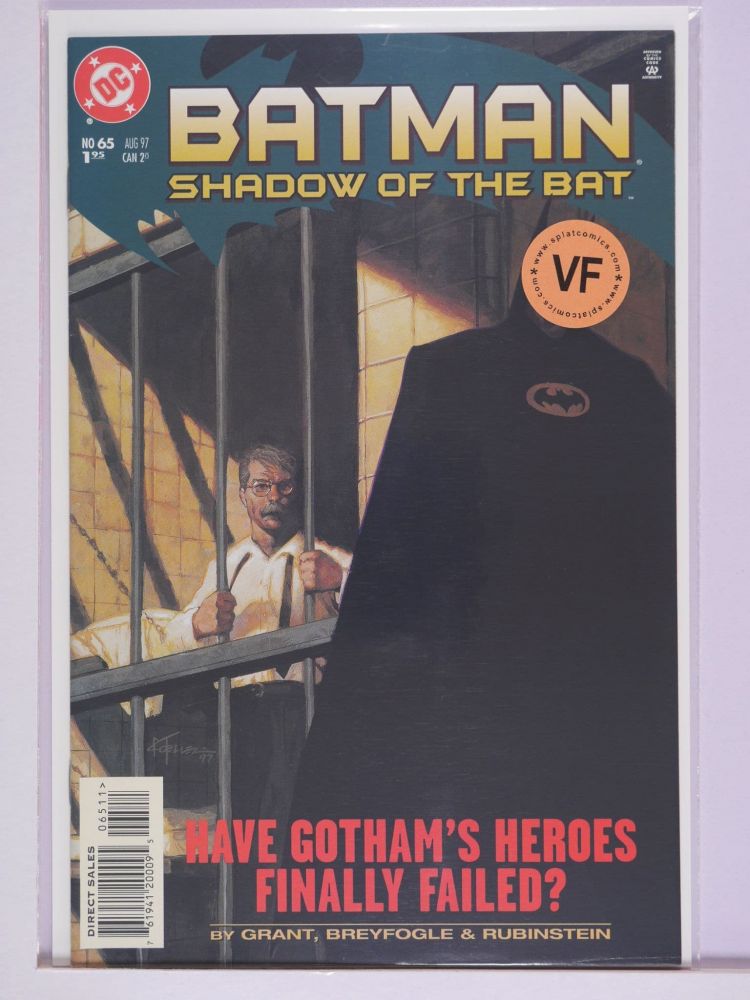 BATMAN SHADOW OF THE BAT (1992) Volume 2: # 0065 VF