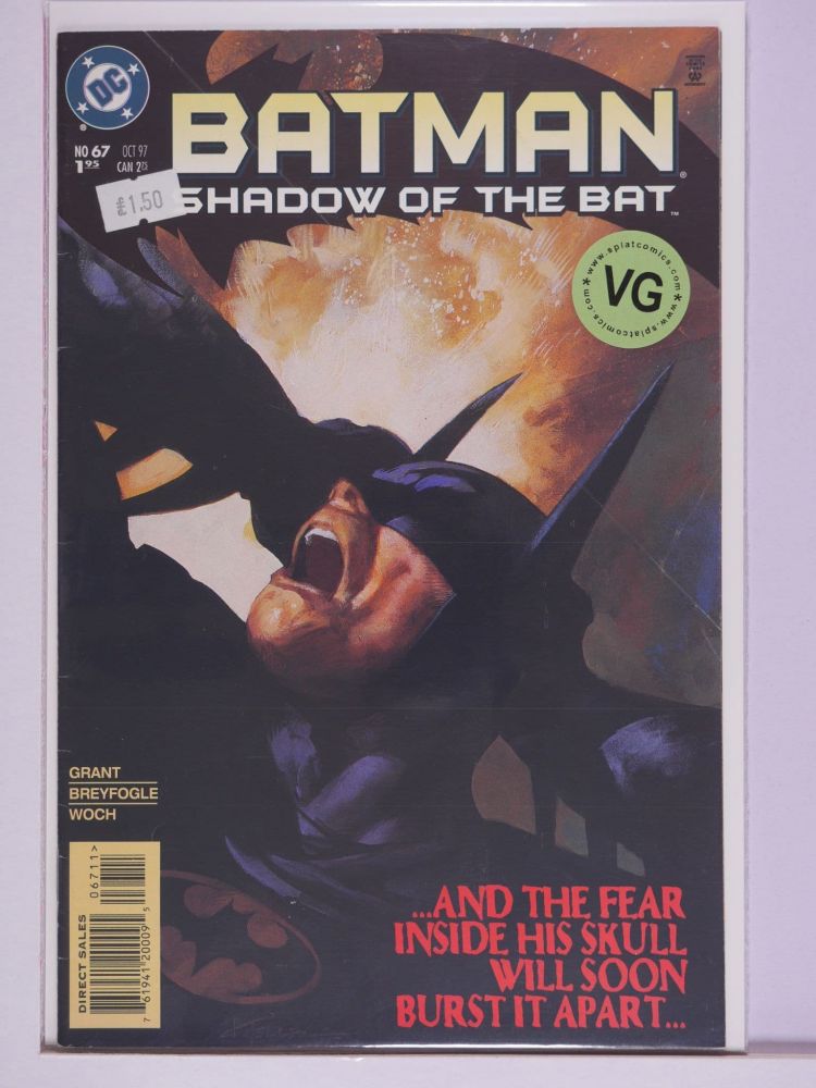 BATMAN SHADOW OF THE BAT (1992) Volume 2: # 0067 VG