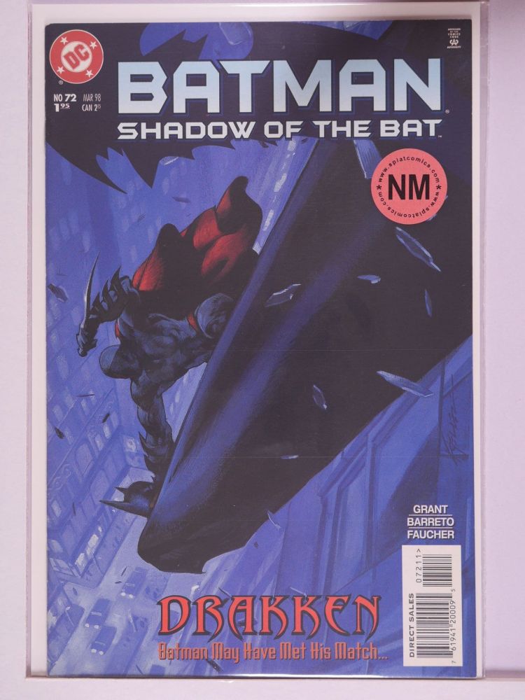 BATMAN SHADOW OF THE BAT (1992) Volume 2: # 0072 NM