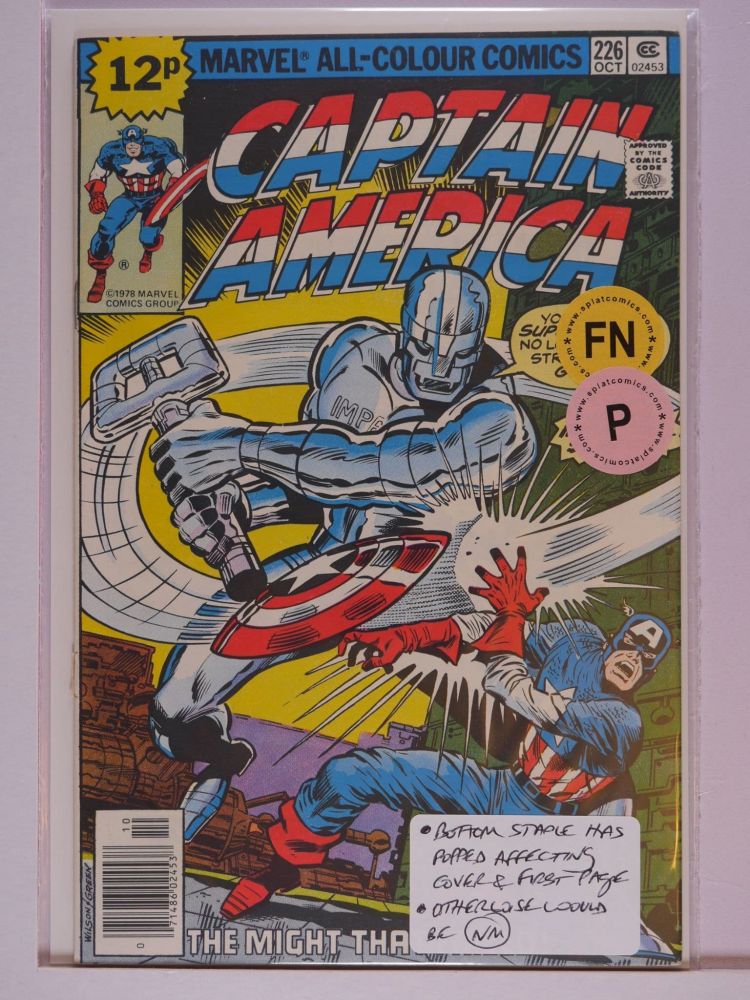 CAPTAIN AMERICA (1968) Volume 1: # 0226 FN PENCE