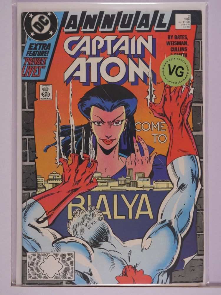 CAPTAIN ATOM ANNUAL (1987) Volume 2: # 0002 VG