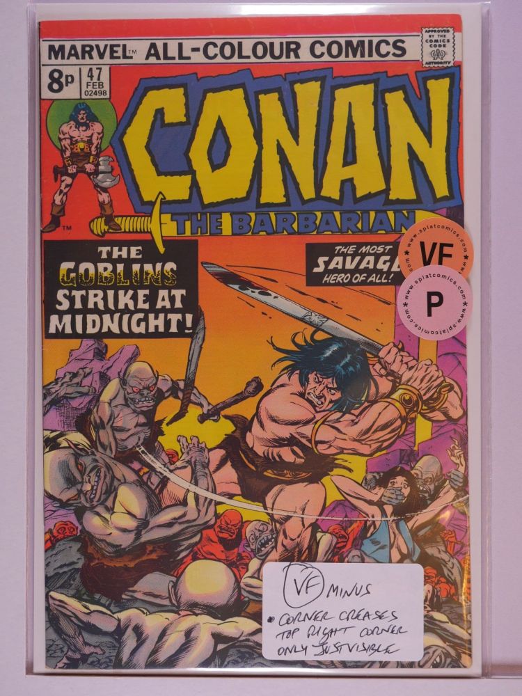 CONAN THE BARBARIAN (1970) Volume 1: # 0047 VF PENCE