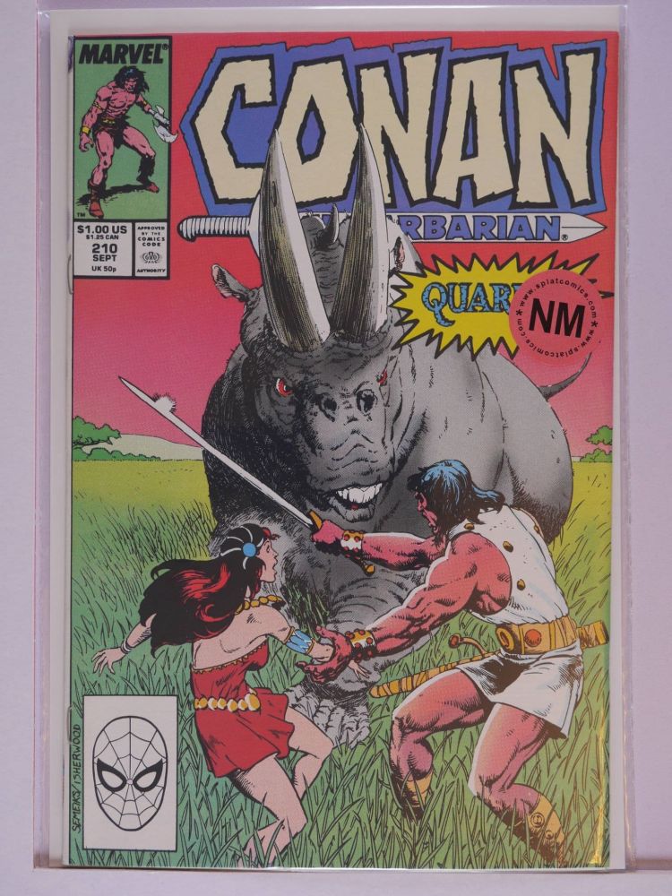 CONAN THE BARBARIAN (1970) Volume 1: # 0210 NM