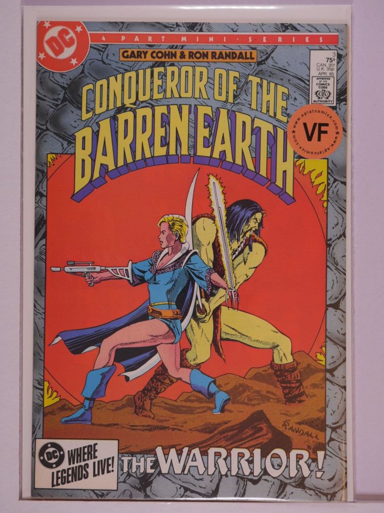 CONQUEROR OF THE BARREN EARTH (1985) Volume 1: # 0003 VF