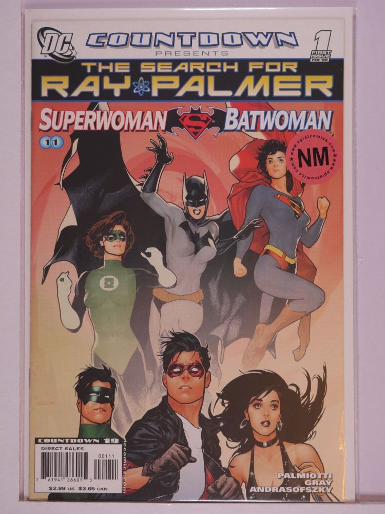 COUNTDOWN PRESENTS THE SEARCH FOR RAY PALMER SUPERWOMAN BATWOMAN (2008) Volume 1: # 0001 NM