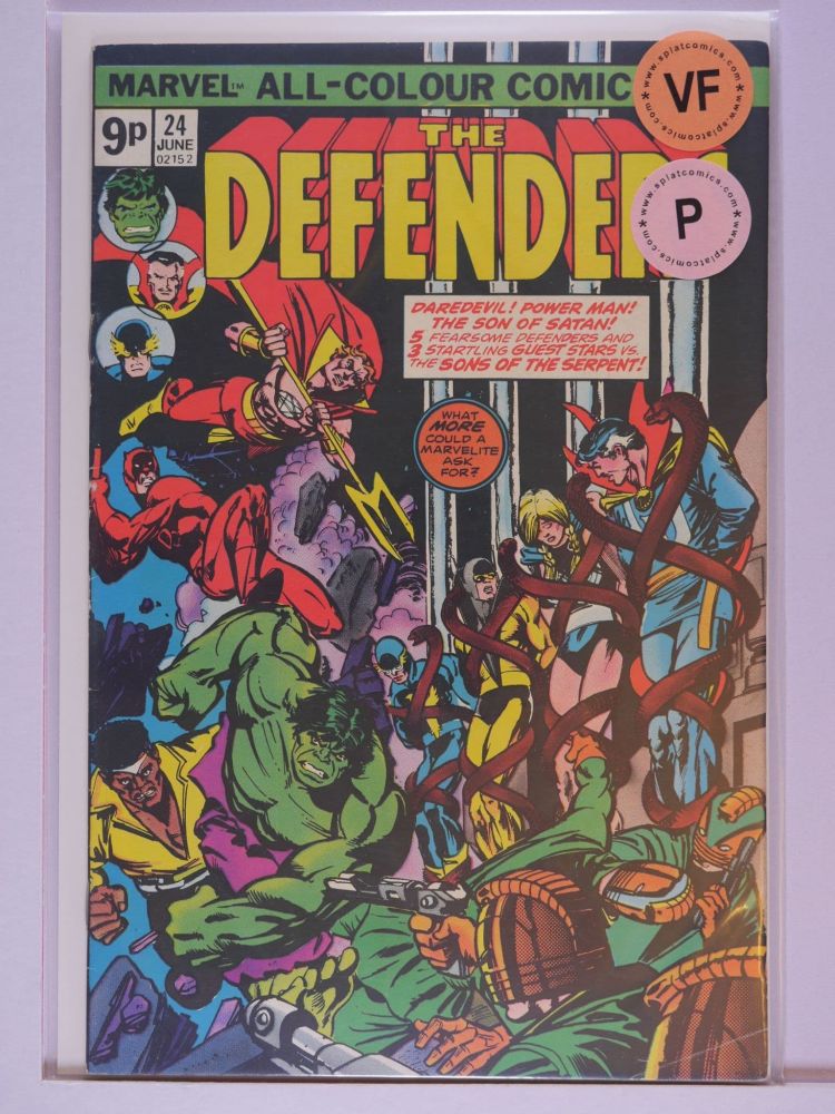 DEFENDERS (1972) Volume 1: # 0024 VF PENCE