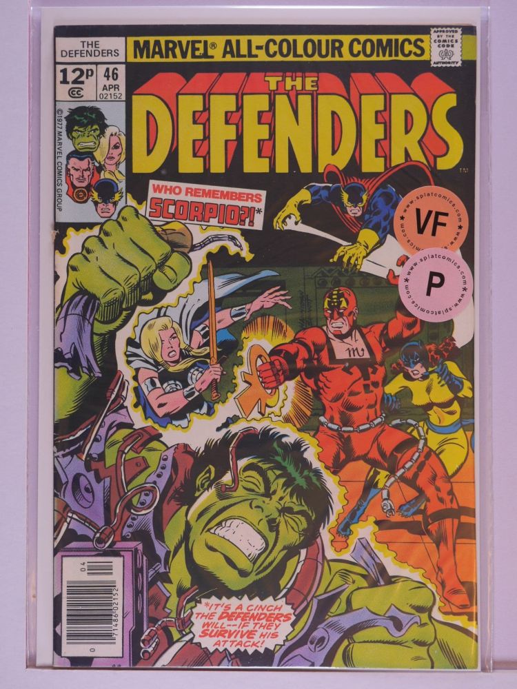 DEFENDERS (1972) Volume 1: # 0046 VF PENCE