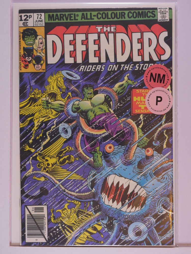 DEFENDERS (1972) Volume 1: # 0072 NM PENCE