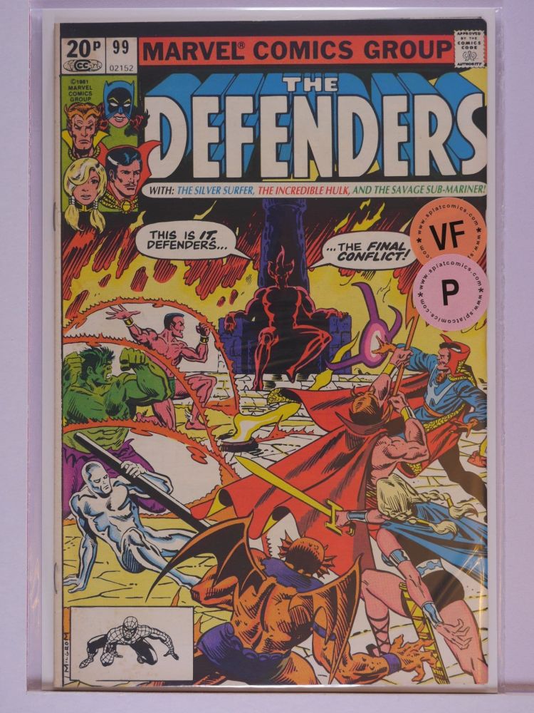 DEFENDERS (1972) Volume 1: # 0099 VF PENCE