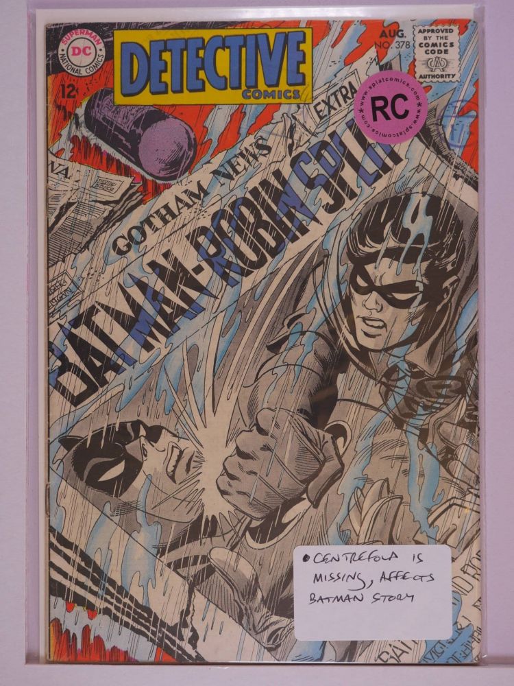 DETECTIVE COMICS (1937) Volume 1: # 0378 RC