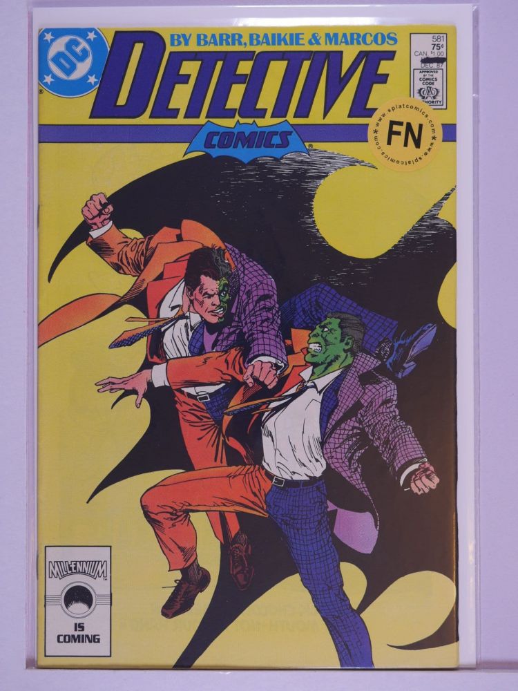 DETECTIVE COMICS (1937) Volume 1: # 0581 FN