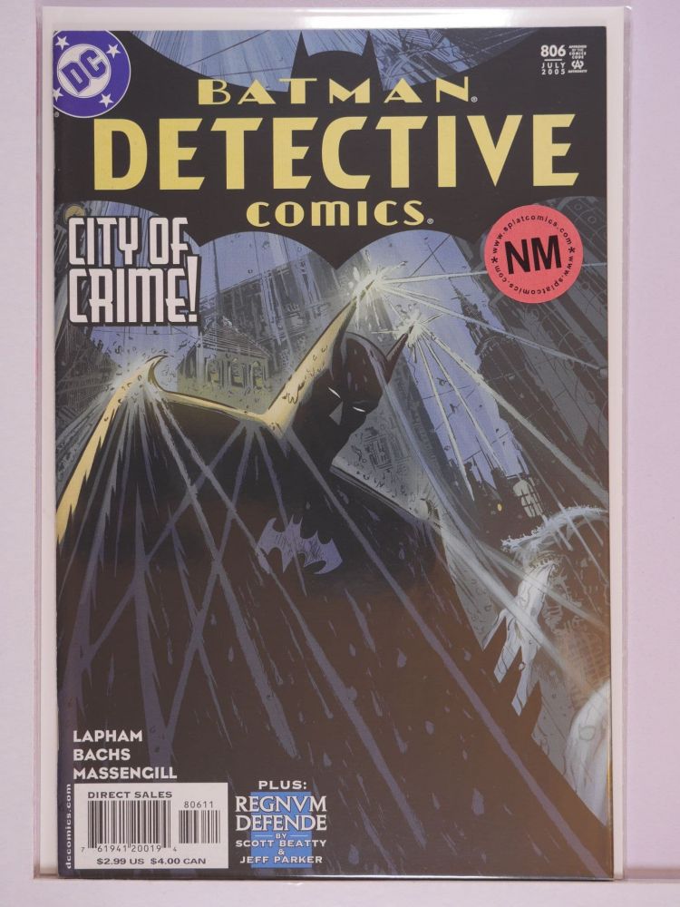 DETECTIVE COMICS (1937) Volume 1: # 0806 NM