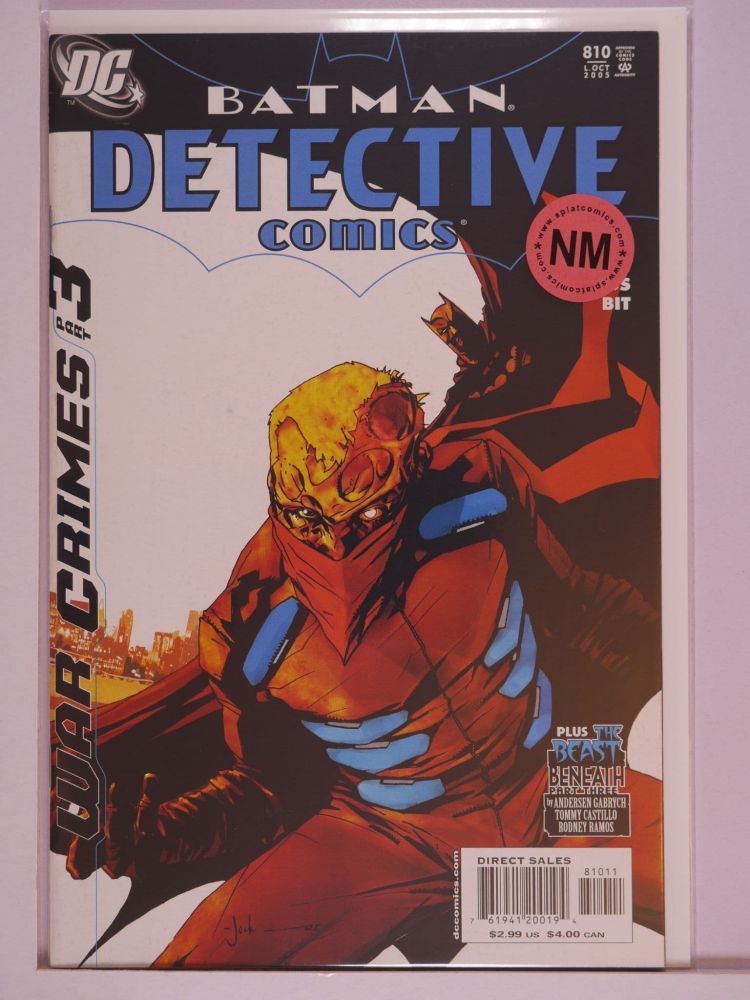 DETECTIVE COMICS (1937) Volume 1: # 0810 NM