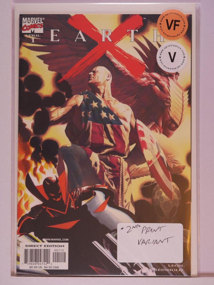 EARTH X (1999) Volume 1: # 0001 VF 2ND PRINT VARIANT