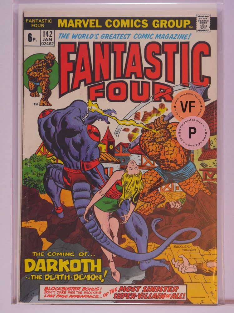 FANTASTIC FOUR (1962) Volume 1: # 0142 VF PENCE